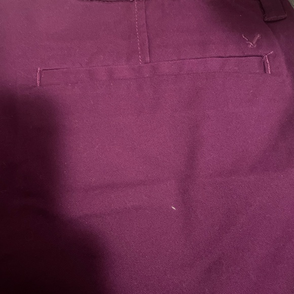 American Eagle Shortie Shorts Size 12 Rich Purple High Rise Cotton Summer Casual - Picture 5 of 6